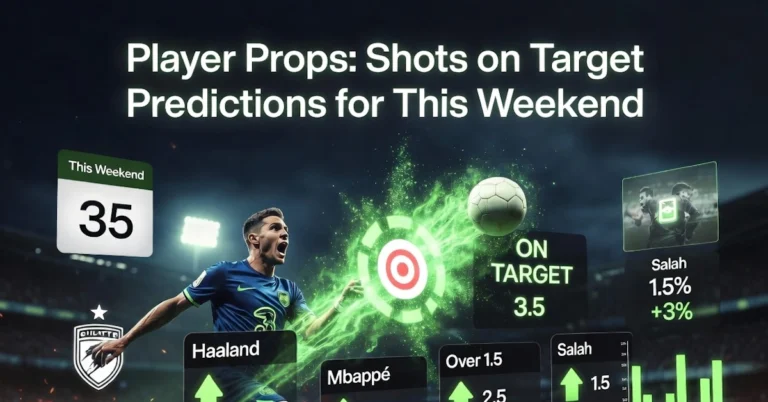 Shots on Target Predictions for This Weekend